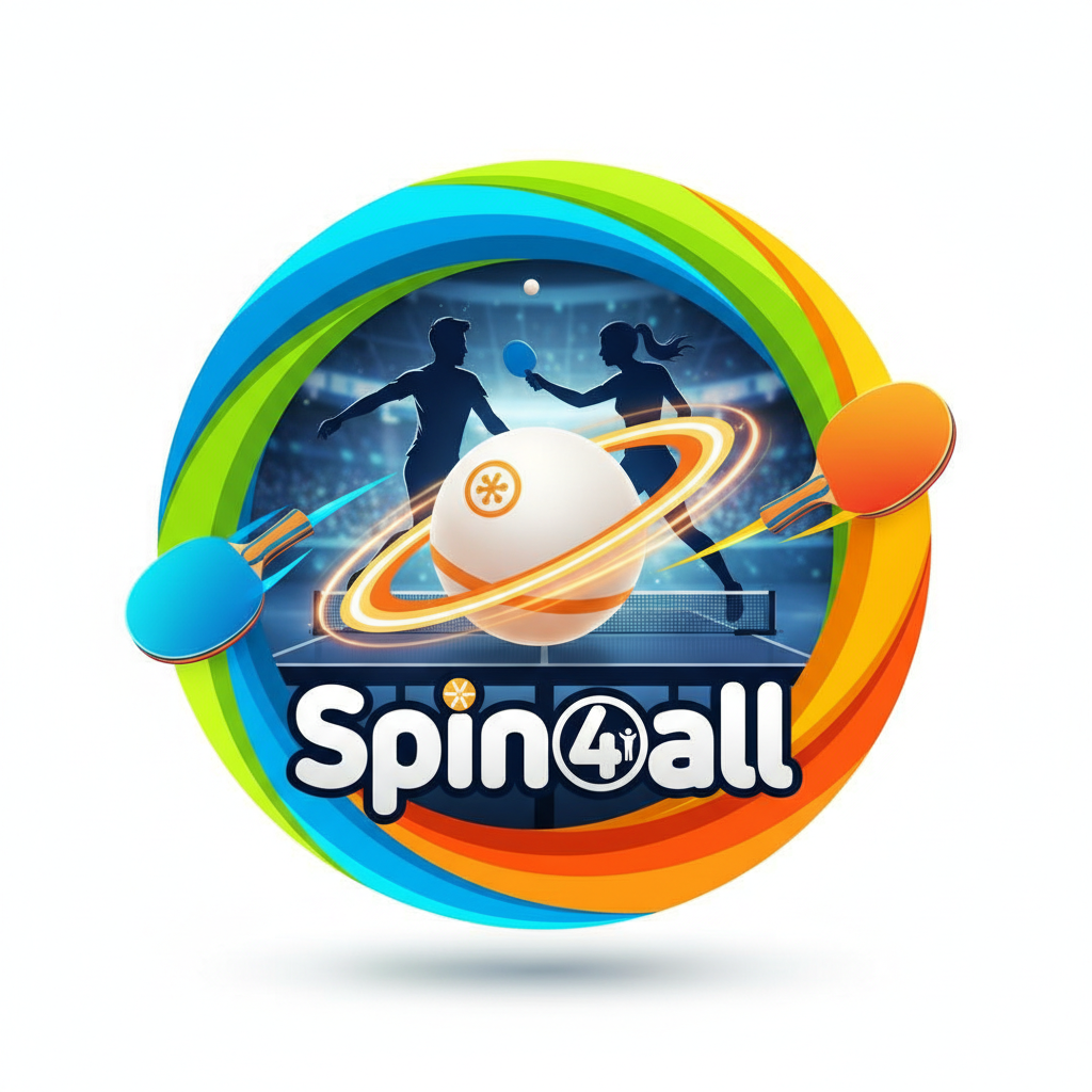 Logo da Comunidade Spin4All Tênis de Mesa
